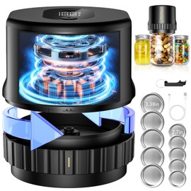 mason genie vacuum sealer kit，electric mason jar vacuum sealer One click start stop，Used for food storage vacuum sealer for jars，mason jar vacuum sealer kit suitable for wide mouth and regular mouth