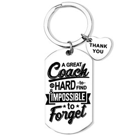Coach Thank You Gifts for Wrestling Pe Coach Appreciation Gifts for Basketball Baseball Coach Christmas Birthday Gift for Cheer Coach Thank You Keychain Gift for Coaches Women Men
