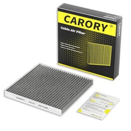 CARORY Cabin Air Filter w/Activated Carbon for Toyota Camry, Corolla, RAV4, Prius, Highlander, Sienna, Venza, Crown, Lexus ES350, ES300h, NX250, RX350, RX450h, Subaru Outback, Mazda CX9 and More