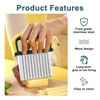 Crinkle Cutter，Stainless Steel Wave Cutter Vegetable Chip Cutter Crinkle Fry