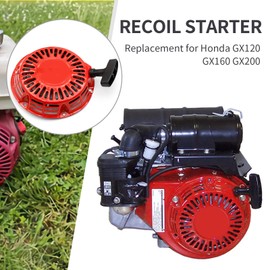 laffoonparts GX160 Recoil Starter with Start Cup for Hon-da GX120 GX200 Pull Starter (Steel Rod Paws) Lawnmower 4/5.5/6.5HP Engine Motor Replaces# 28400-ZH8-013YA 28400-ZE1-003ZF