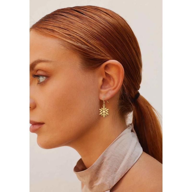 wynn's Snowflake Earrings, Snowflake Earrings, Christmas Earrings for Women, Girls,