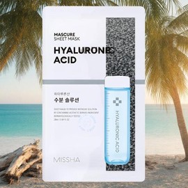 Missha/Moisture/Solutions/Sheet/Mask/Hyaluronic Acid/1Pcs/1Pc
