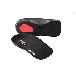 Orthopädische Einlegesohlen zur Unterstützung des Fußgewölbes, 3/4-Länge, zur Linderung von Plantarfaszitis und Knieschmerzen, Schwarz, 3/4,5 UK