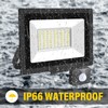 YOJZMA 50W Motion Sensor Flood Light Outdoor, 5000 LM Outdoor