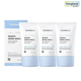 Centellian 24 [Centellian 24] Madeca Derma Shield Safe Moisture Sun Cream 50ml (SPF50+) 3pcs 24H sunscreen moisture moisturizing vegan essence / [센텔리안24] 마데카 더마 쉴드 세이프 수분 선크림 50ml(SPF50+) 3개 24H자외선차단제 수분보습 비건 에센스