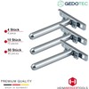 Gedotec Adjustable Shelf Bracket, Pack of 2 Shelf Brackets, Invisible,