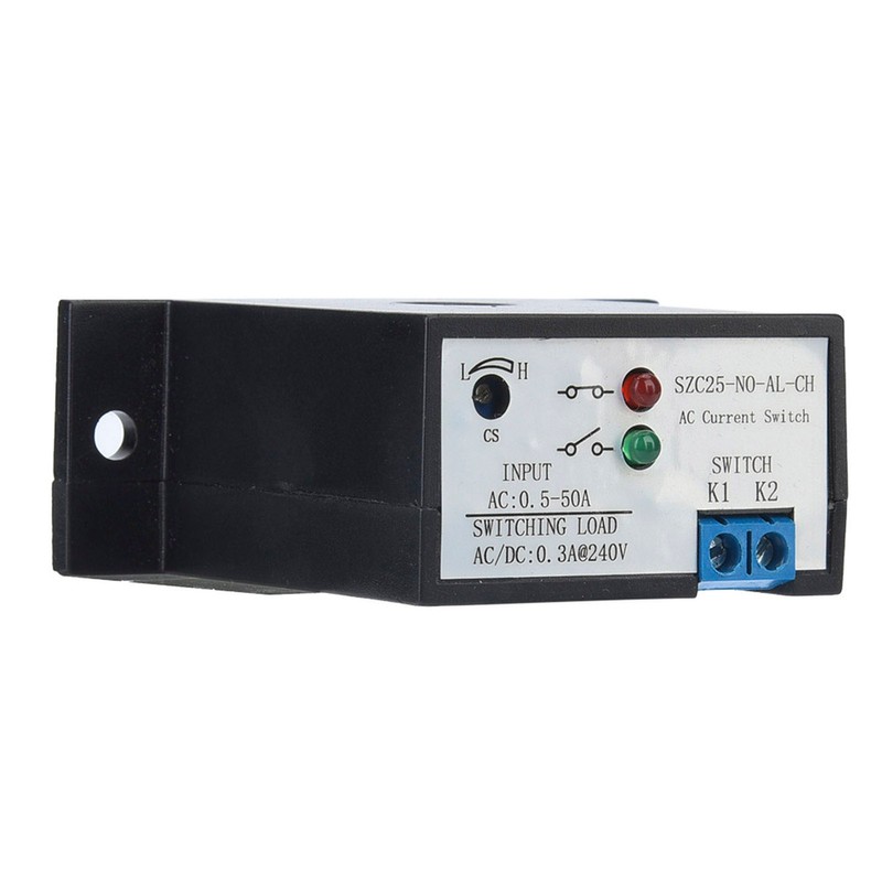 SZC25-NO AL-CH Self Supply Adjustable Normally Open AC Current Sensing