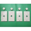 Russound (4) Almond Russound Knob & Wall Plate for Impedance