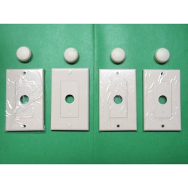 Russound (4) Almond Russound Knob & Wall Plate for Impedance Matching Volume Control