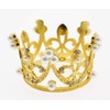 Olive-G Glitter Cute Tiara Crown Hair Accessory Gold