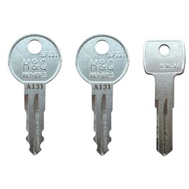 KeyPower A131 ~ A155 Llaves para portaequipajes Yakima, portaequipajes, barras transversales SKS Lock Cores (A136)