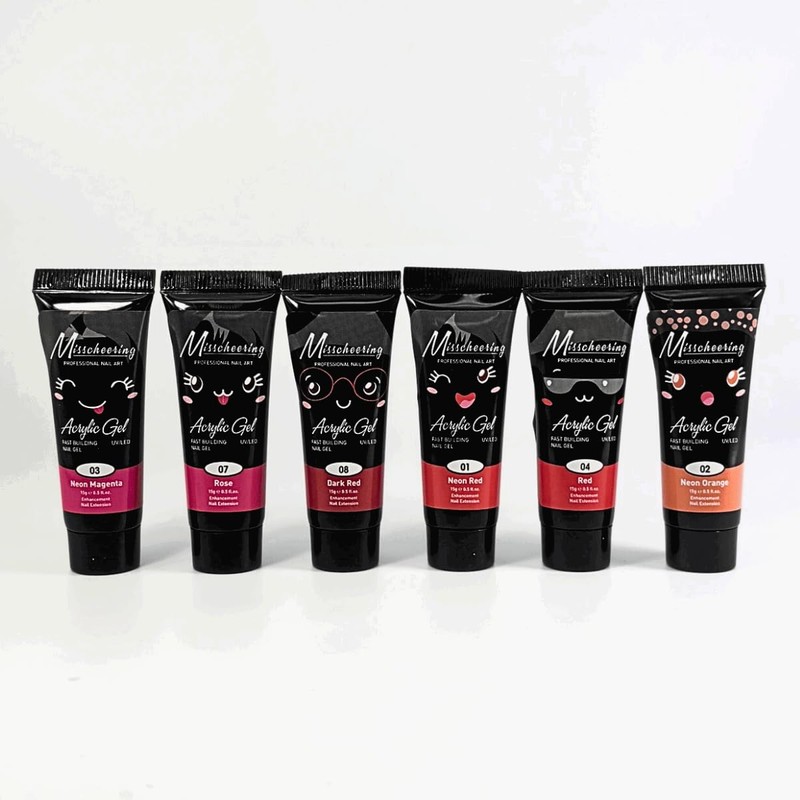 AcryGel Set 12 pcs - Pop Colors