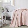 Modern Threads 100% Cotton Waffle Thermal Blanket, Blush, Full/Queen