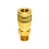 Foster Solid Brass Quick Coupler Air Hose Connector Fittings 1/4
