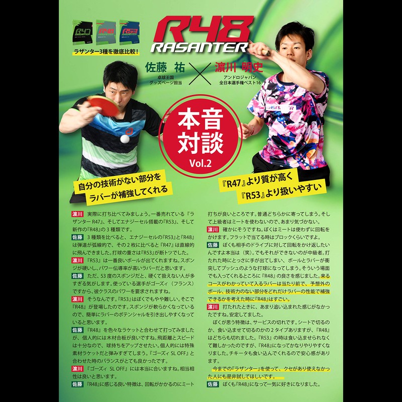 Andro Japan (andro) (Andro) Table Tennis Backhand Soft Rubber Lazenter