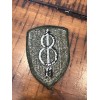 US ARMY 8TH INFANTRY DIVISION OD SUBDUED PATCH (1980's NOS)