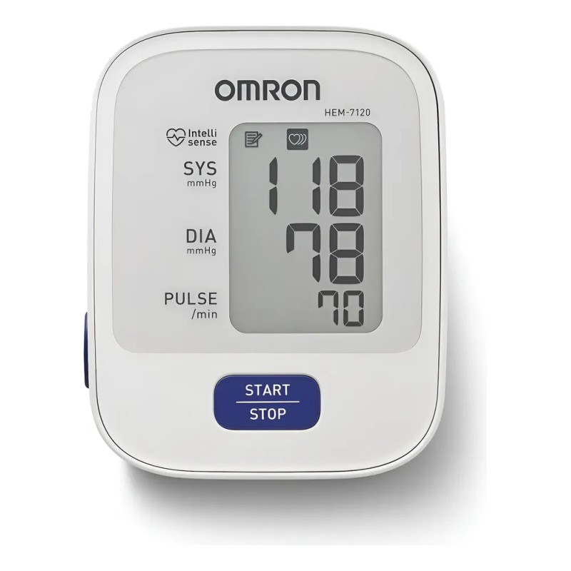 Omron Medidor De Presin Arterial De Brazo Hem-7120, 60 Memo