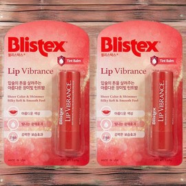 Blistex Tint Lip Gloss Lip Gloss Moisturizing Lip Vibrance Lip Balm Rose Red 2pcs 3.69g / 블리스텍스 틴트립글로스 립글로스 수분감 립 바이브런스 립밤 로즈레드 2개 3.69g