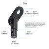 Biange Bike Trailer Hitch Connector, Cycling Adapter Accessories (2 Pack,