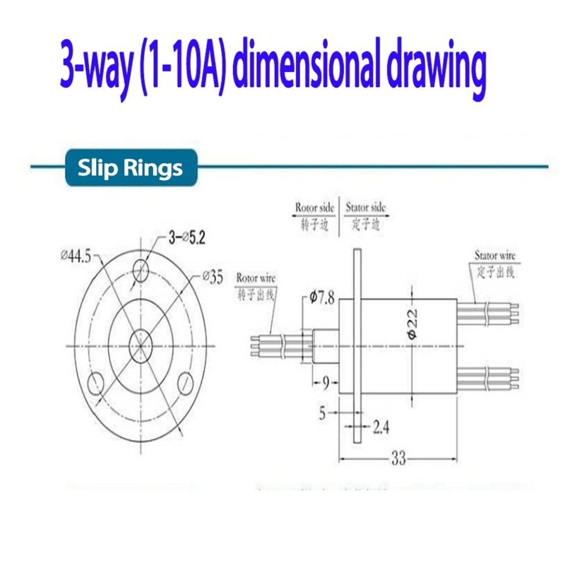 QL-LINRUN Slip Ring Electrical Slip Ring Motor Slip Ring Rotating