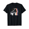 Pattinaggio a rotelle colorato Derby Skate Roller Skater Tra Maglietta