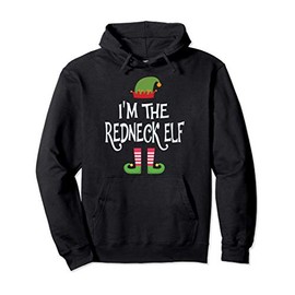 redneck elf Christmas matching outfit pullover hoodie