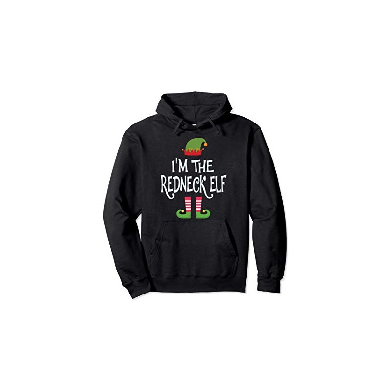 redneck elf Christmas matching outfit pullover hoodie