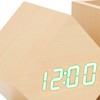 Pen Holder Alarm Clock Pen Holder Design Green Light Temperature