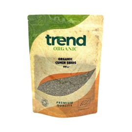 Trend Organic Cumin Seeds, Versatile Kitchen Essential, Ideal Spice for Baking and Cooking with Earthy Flavour, Certified Organic, Vegan, Non-GMO, No Additives No Preservatives, Raw, 500g