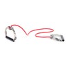 TheraBand Widerstandstrainer Bodytrainer Tubing mit festen Griffen Rot | Mittel,