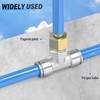 TAILONZ PNEUMATIC 304 Stainless Steel T-Piece 6 mm Pipe OD