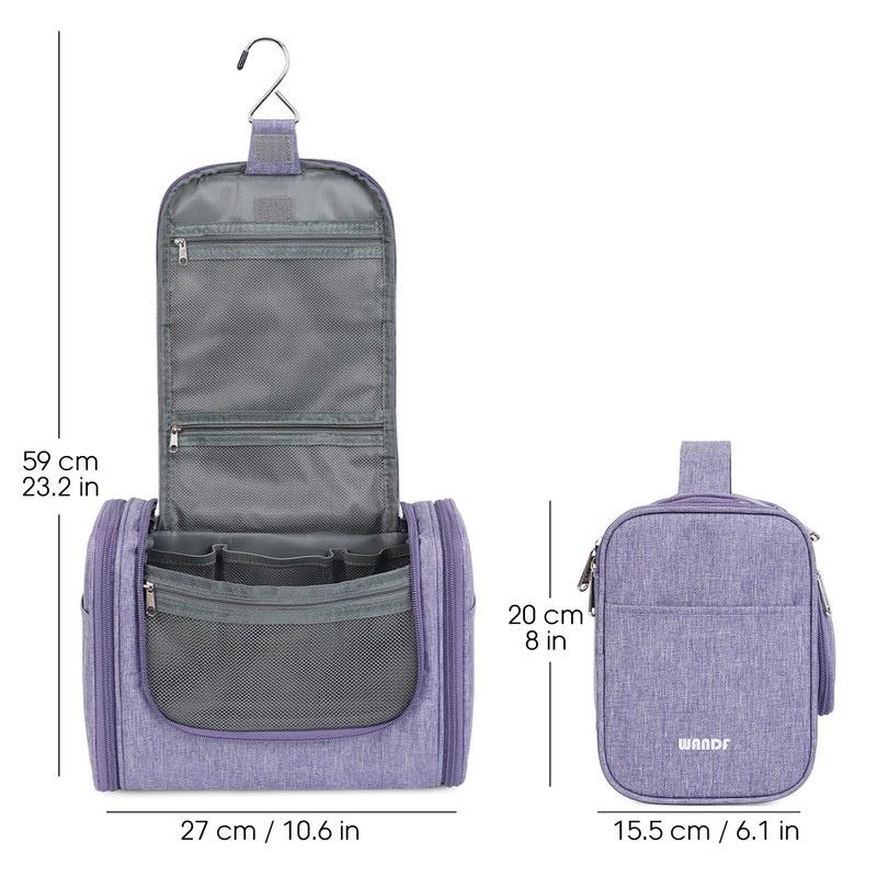 Large Hanging Toiletry Wash Bag Travel Makeup Cosmetic Organizer for