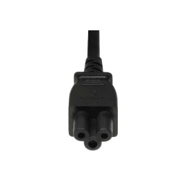 SF Cable 10 feet 18 AWG NEMA 5-15P to C5 Power Cord 3-Slot Mickey Mouse Style