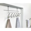 iDesign Over-The-Door Double Hook Rack with Towel Bar and Accessory