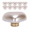 10pcs Heart Beads Imitation Pearls Beads Nail Art Decoration DIY