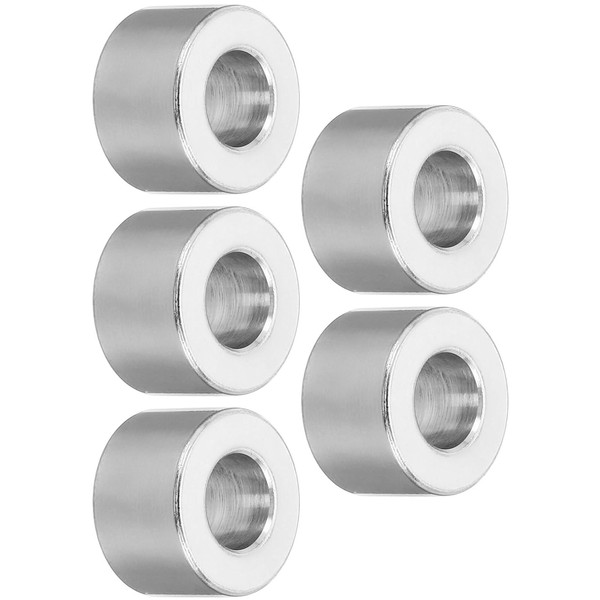 TOP-VIGOR 5Pcs M8 Aluminum Spacer, 8.2mm ID x 16mm OD