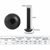 Pack of 50 M3 Hexagon Socket Screws Set, Black Hex