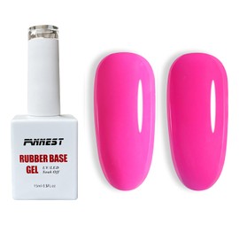 FANNEST Rubber Base Gel Polish,8 IN 1 Builder Gel For Nails in a Bottle Kit,Self-leveling Builder Nail,Extension Nail,Strengthener Nail,Repai NailSoak Off UV Gel Nail Polish