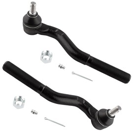 BOXI 2pcs Front Outer Tie Rod End Links Fit for Jeep Wrangler 2007-2017 / for Jeep Wrangler JK 2018 Sport Utility 4-Door 3.6L 3.8L | ES800594 ES800593