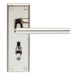 Carlisle Brass SZR013PN Serozzetta Dieci Lever On Backplate - Bathroom 57mm - Polished Nickel - Includes a Pair of Handles & fixings