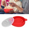 Large Microwave Popcorn Popper with Lid Handle BPA Free Foldable