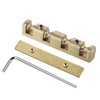 DIAO79NI Bass Guitar Nut Brass Roller Nut 38mm Adjustable Bass
