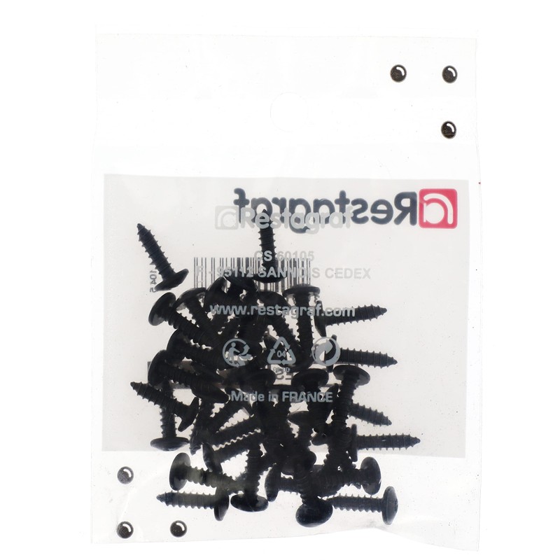 Restagraf 40 x Rlx Zn Black St 3.5 x 13mm