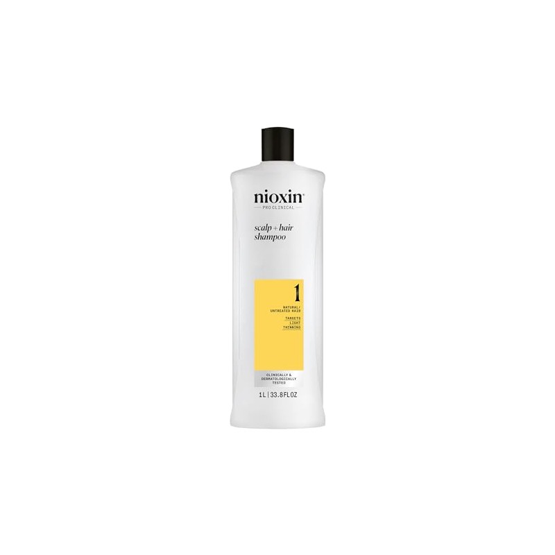 Nioxin Cleanser Shampoo System 1 for Fine Hair with Light