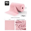 Fantasticlean Microfiber Cleaning Cloth Roll -90 Pack, Tear Away Microfiber