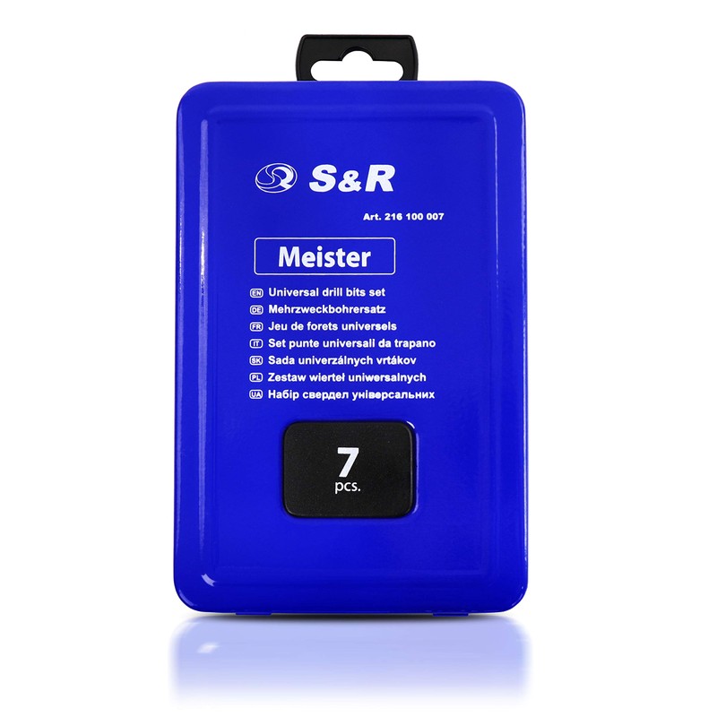 S&R Drill Bit Set Multi-Purpose - Universal Drill Bit Set