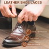 PATIKIL 3 mm x 5.5 Yard Leather Cord, Wide Flat