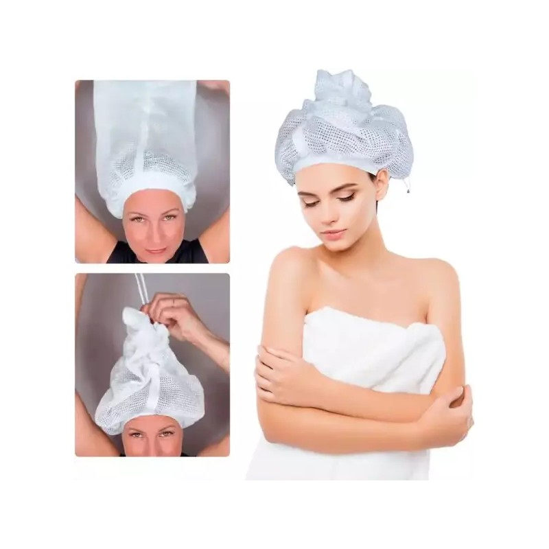 곱슬 머리 Drawstring 조정 가능한 보닛 Blowdrying 긴 빠른 건조