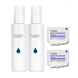 Glow Spa Sebum Clear 100ml 1+1 + 60 Cotton Pads Blackhead Sebum Pore Care / 글로우스파 세범클리어 100ml 1+1+화장솜60매 블랙헤드 피지 모공관리